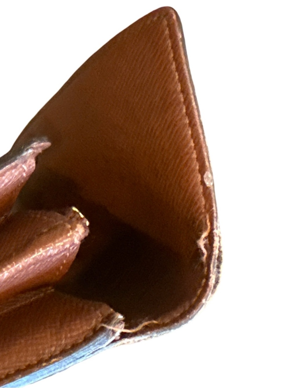 Louis Vuitton Brown Monogram Continental Wallet with Gold Snap - Picture 15 of 15